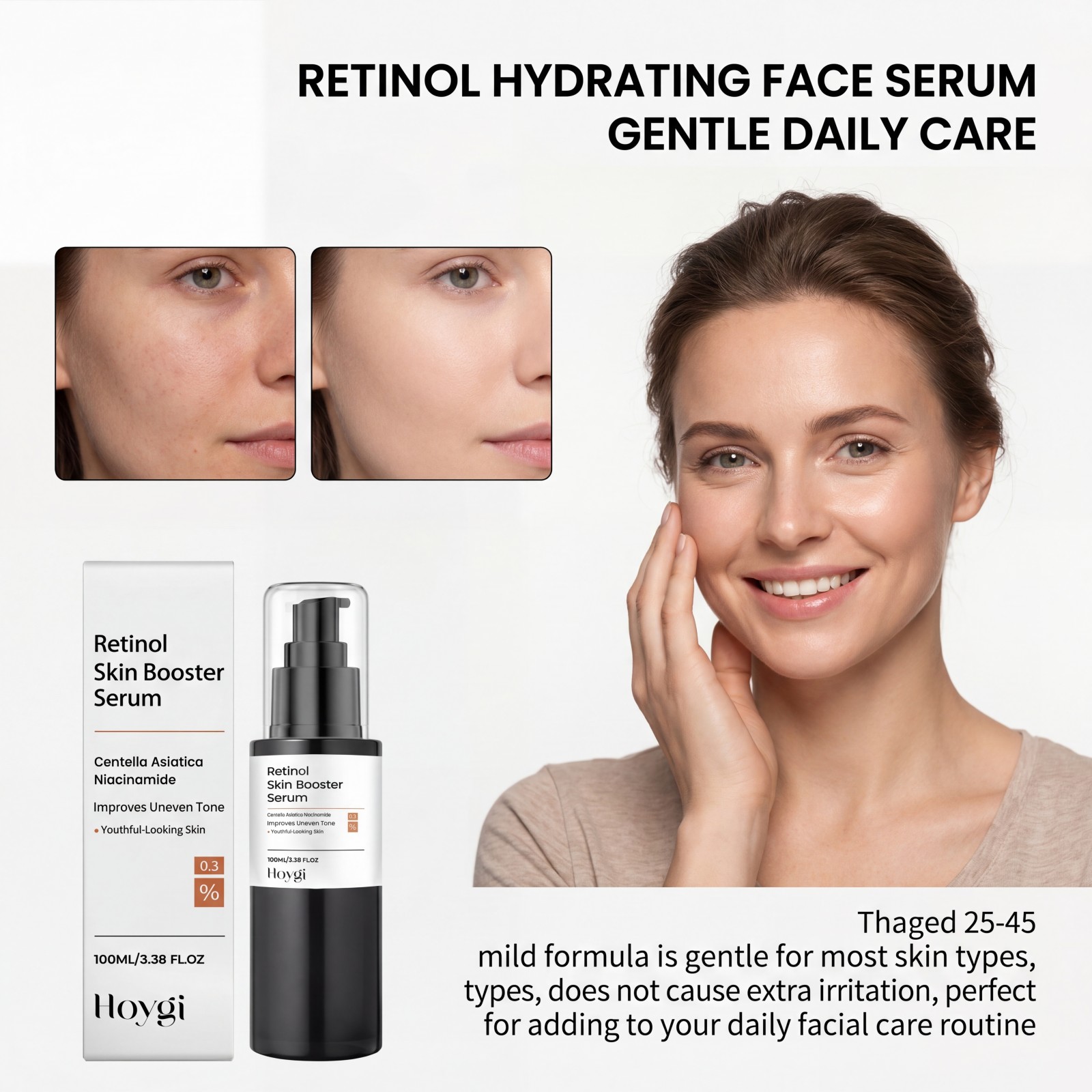 100ml Retinol Skin Booster Ser - The Ordinary Serum Hyaluronic Acid ulasan dan harga
